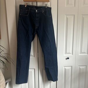 Levi's Men's Dark Blue Straight Jeans